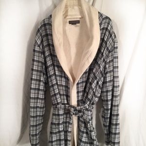 Banana Republic Turkish Terry Bathrobe Blue  Men L